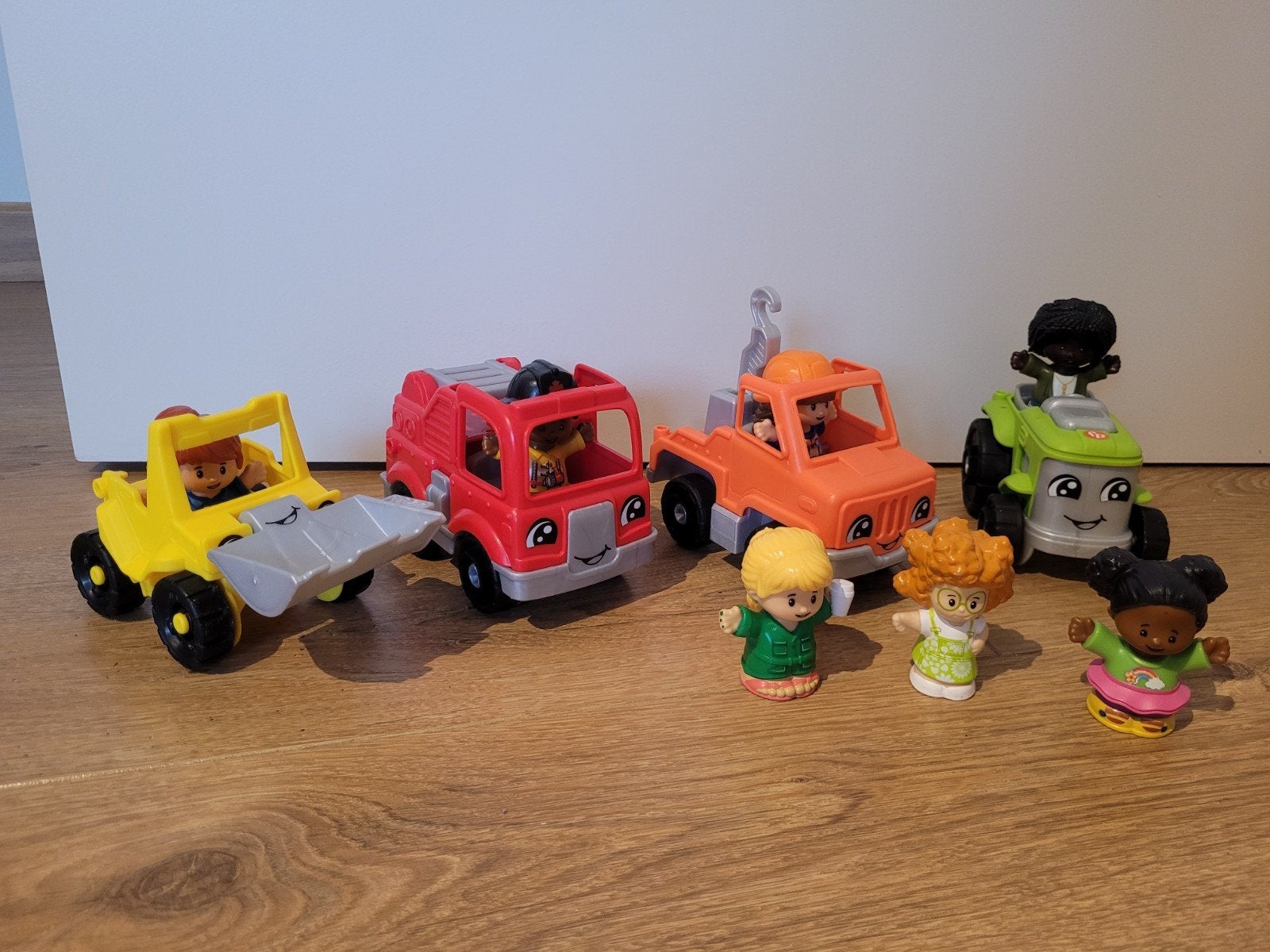 Fisher Price little people auto met popjes, Ophalen