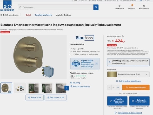 grue intégrée, Bricolage & Construction, Enlèvement, Neuf, Chrome, Robinet
