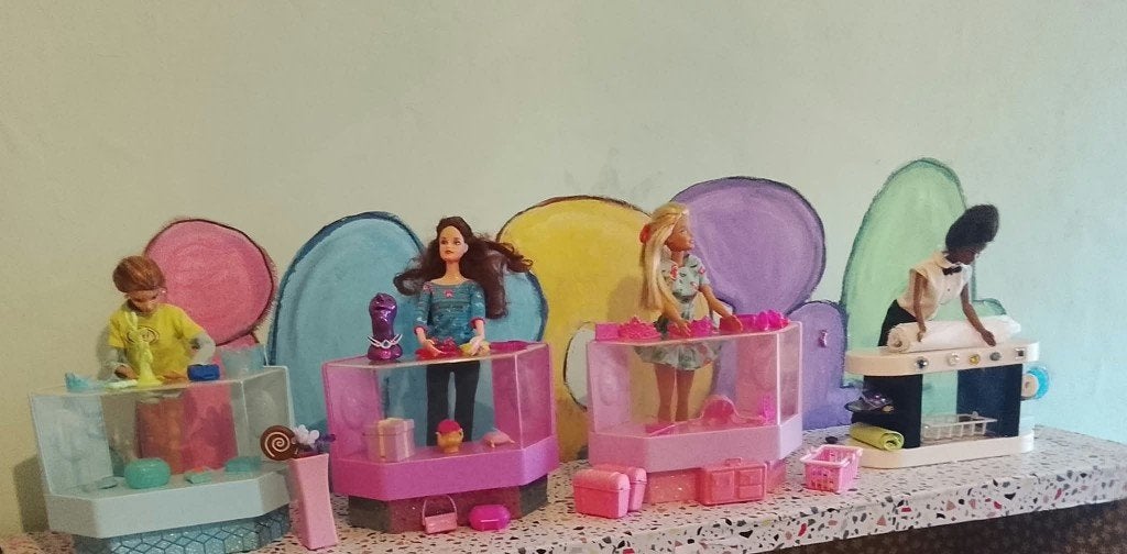 Barbie/steffi shoppingcentrum, Ophalen, Gebruikt, Barbie