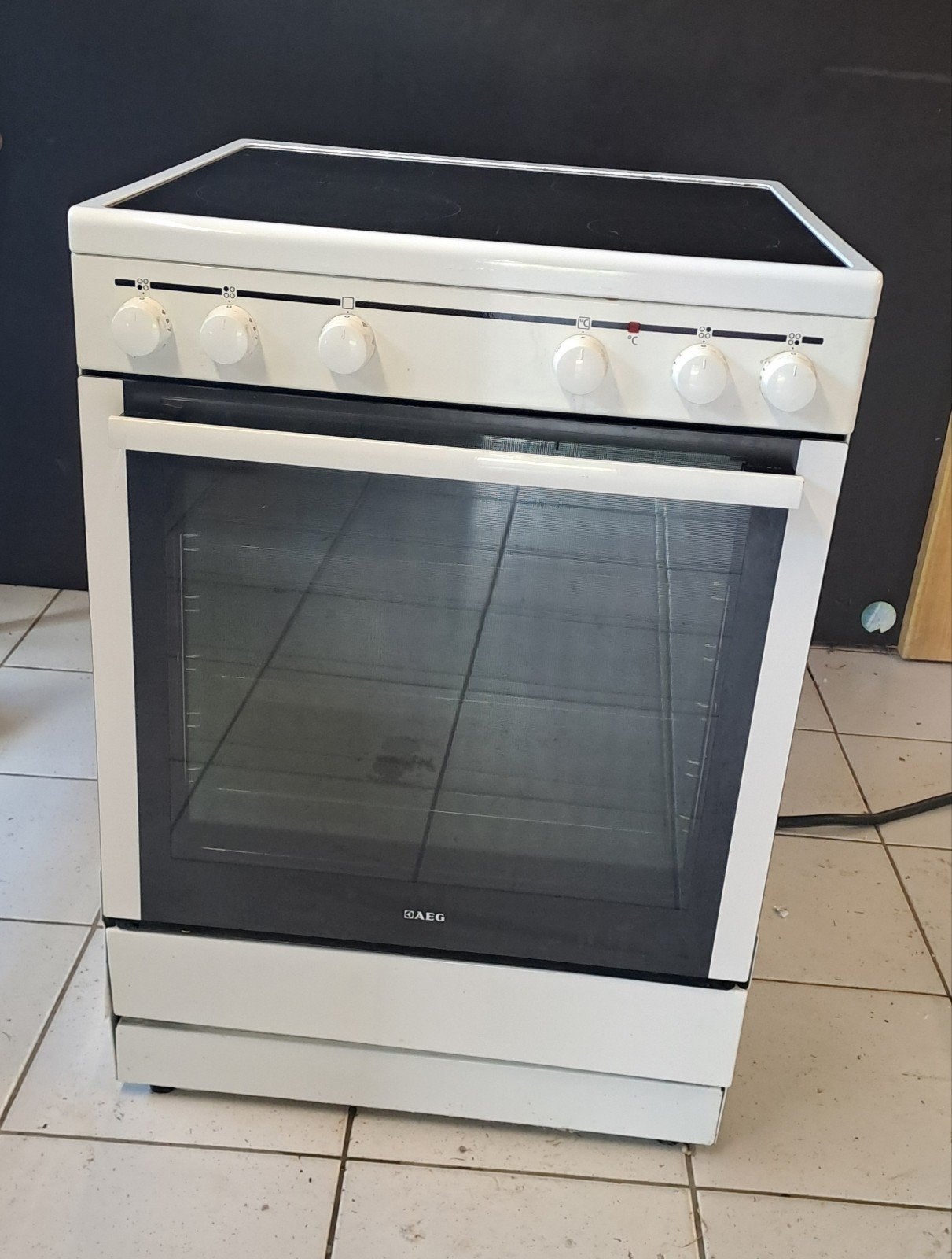 Cuisinière électrique, Elektronische apparatuur, Fornuizen, Ophalen, Gebruikt, Grill, 4 kookzones