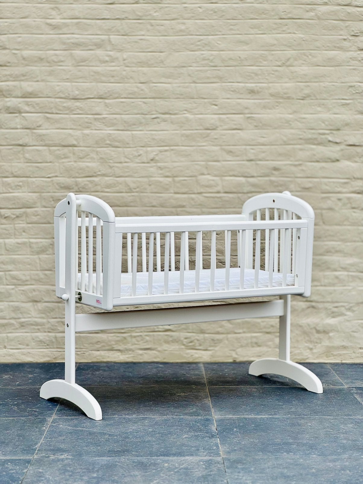 Nursery Troll - Berceau Rock Lux White, Enfants & Bébés, Berceaux & Lits, Enlèvement, Utilisé, Berceau