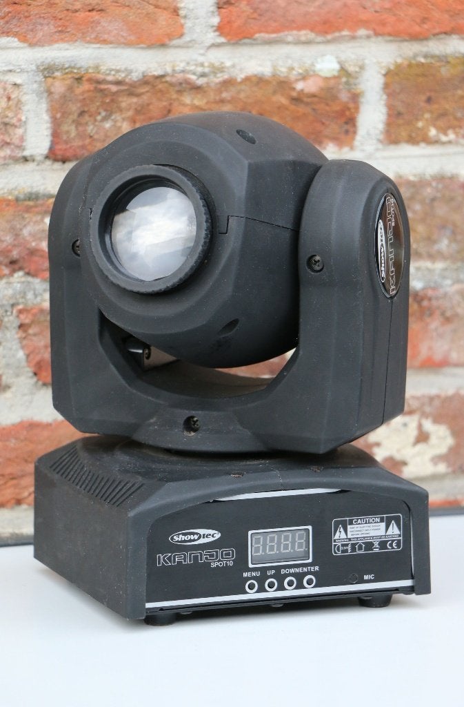 Showtec Kanjo 10 Moving head LED, Muziek en Instrumenten, Licht en Laser, Zo goed als nieuw, Licht, Geluidgestuurd, Kleur, Stroboscoopeffect