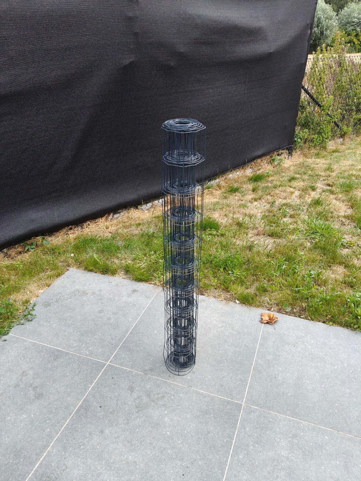 NEUF: Rouleau de grillage Gris (1m de haut x +- 4m de long), Enlèvement