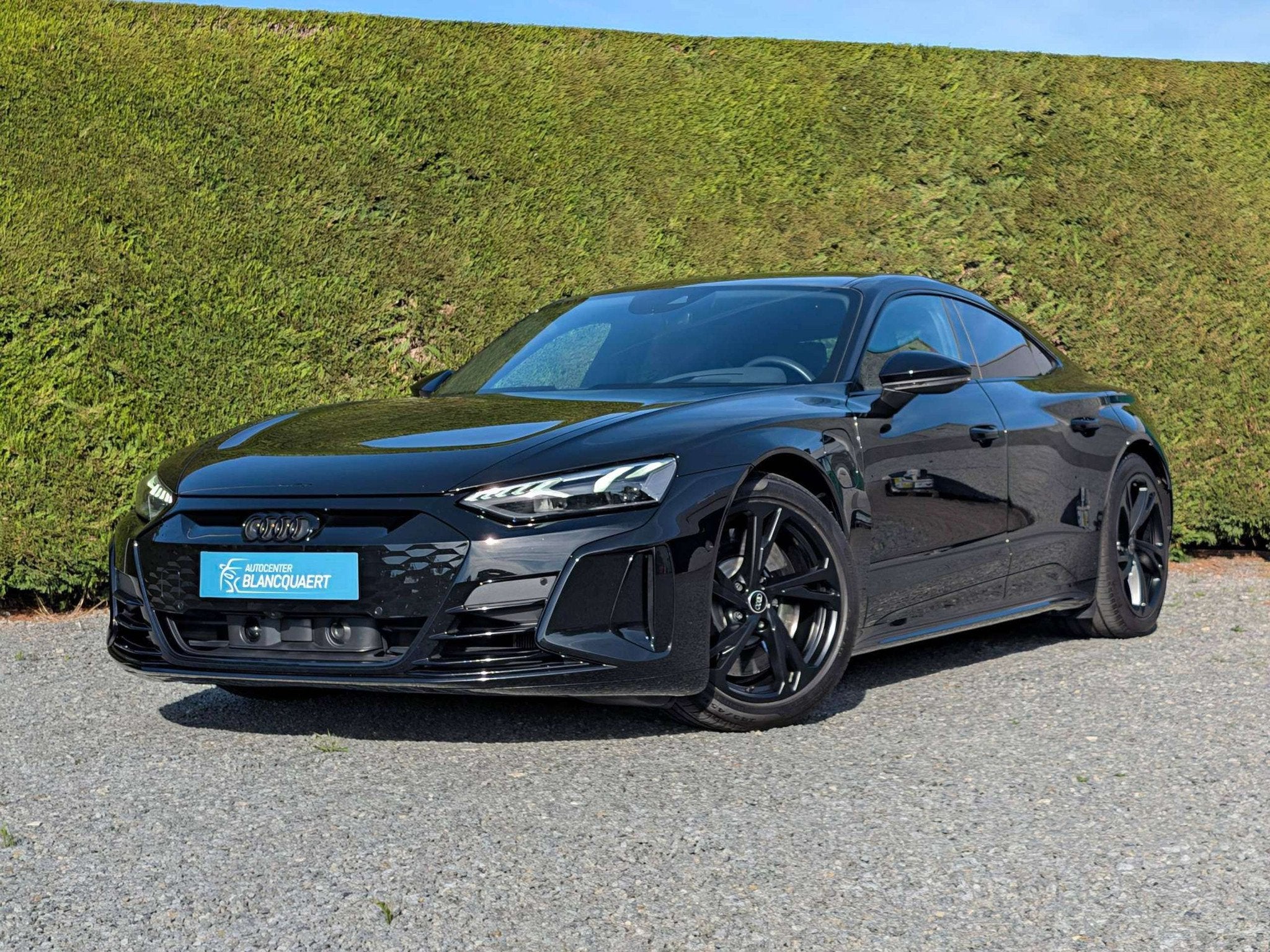 Audi e-tron GT RS - extra garantie - head up - carbid - zete, Auto's, 4 deurs, Gebruikt, Zwart, Zwart