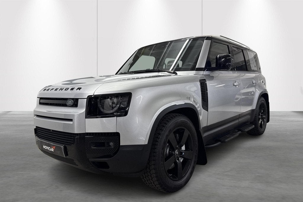 Land Rover Defender 110 P400 First Edition, Auto's, Land Rover, Automaat, 2361 kg, Zwart, 5 zetels