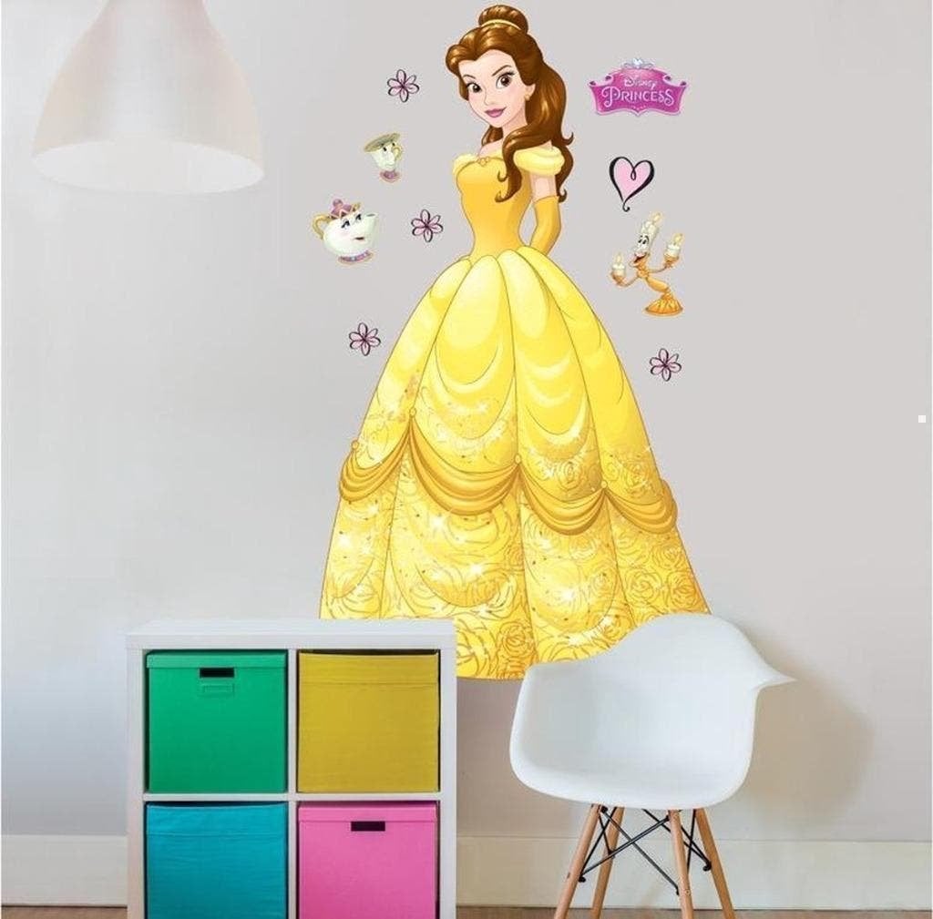 Disney Princess Belle XXL Muursticker - Walltastic, Enfants & Bébés, Chambre d'enfant | Aménagement & Décoration, Enlèvement ou Envoi