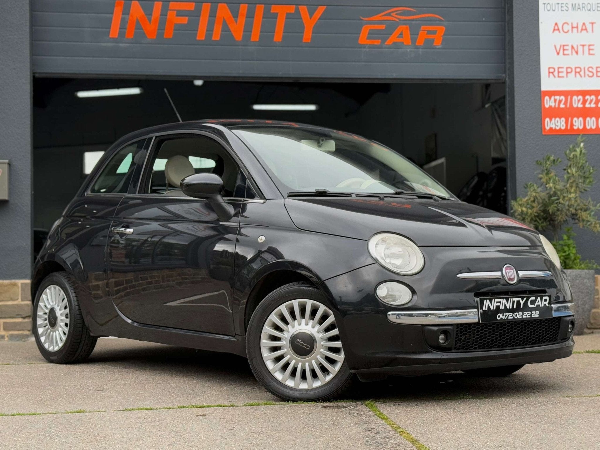 Fiat 500 500 0.9 T TwinAir Pop Stop (bj 2011), Auto's, Voorwielaandrijving, Gebruikt, 875 cc, Zwart