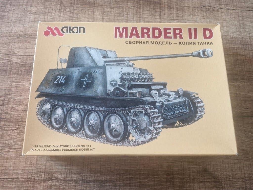 Alan 1/35 Marder II Ausf.D, Overige merken, Tank, 1:32 tot 1:50, Nieuw