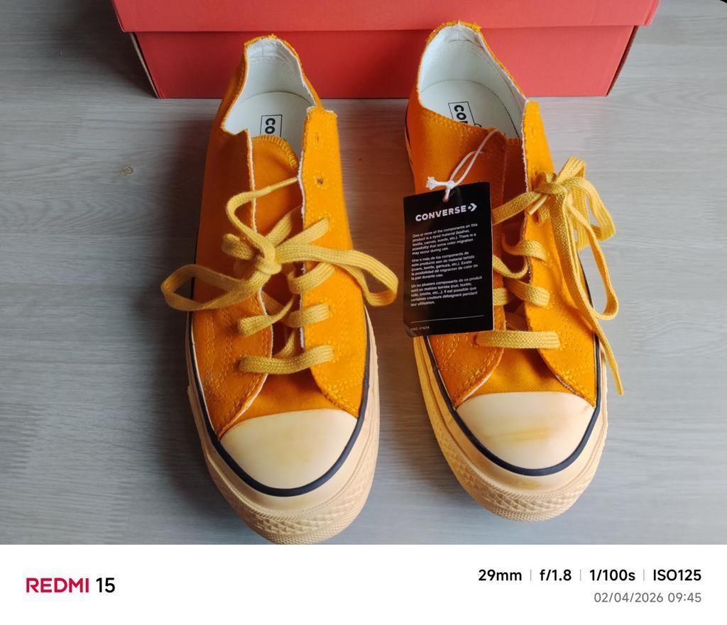 Converse Chuck Taylor jaren 70 schoenmaat 41,5, VANS /ALL-STAR Converse, Geel, Nieuw, Ophalen of Verzenden