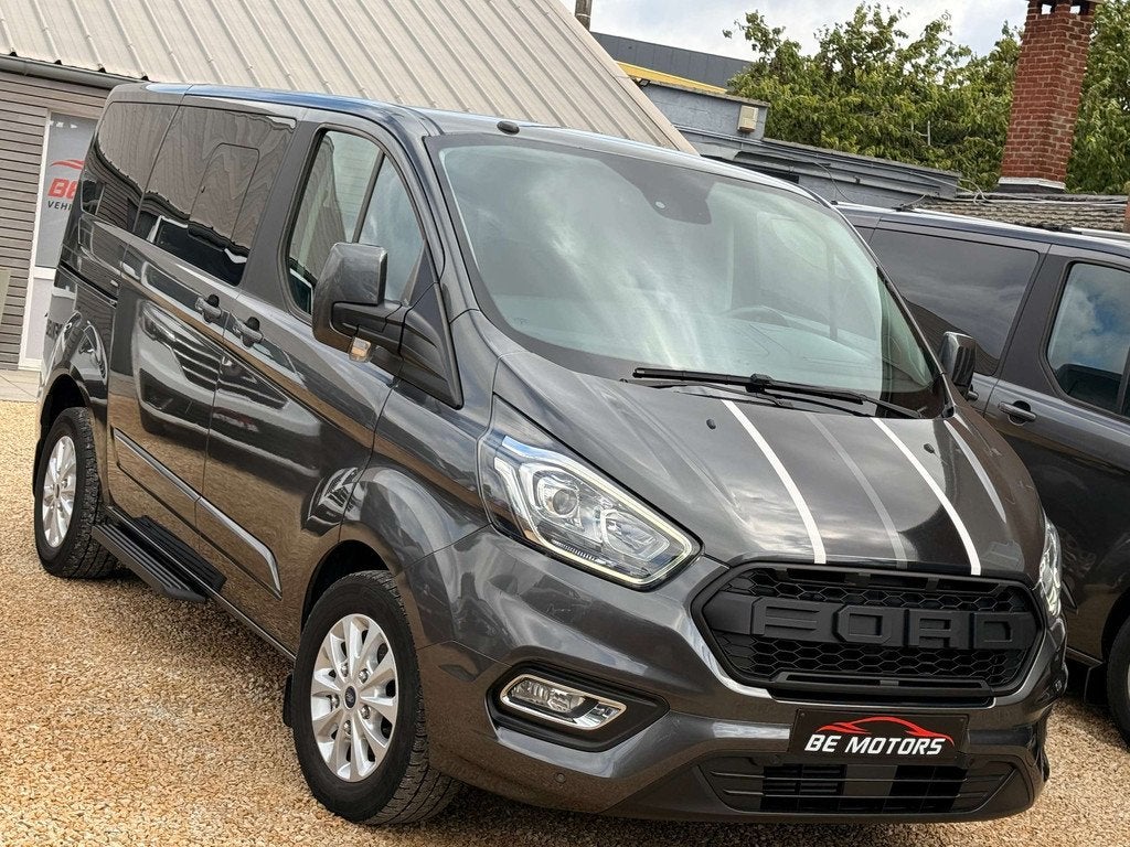 Ford Tourneo Custom 2.0 TDCI 130CV 8 PLACES / BOITE AUTO / D, Auto's, Ford, 4 cilinders, Diesel, Grijs, 6 deurs