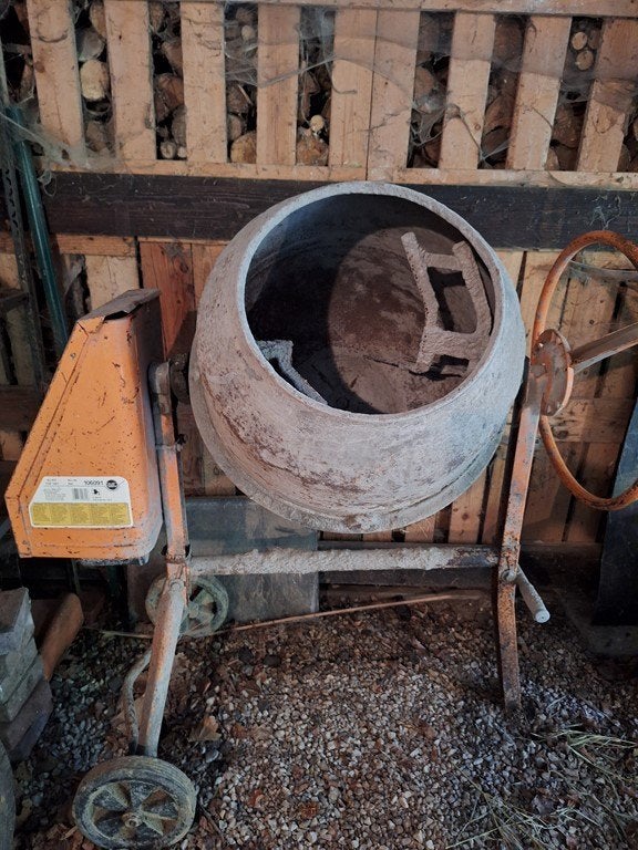 betonmolen, Enlèvement, Utilisé