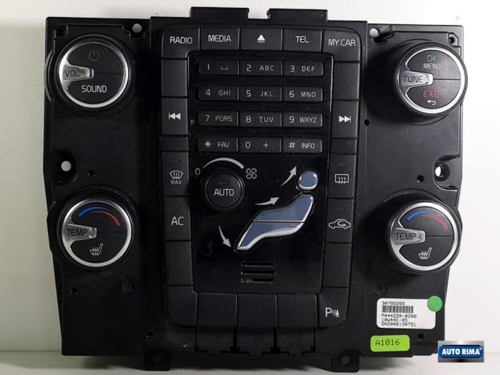 Panneau de commandes chauffage d'un Volvo V60, -, 3 mois de garantie, -, -
