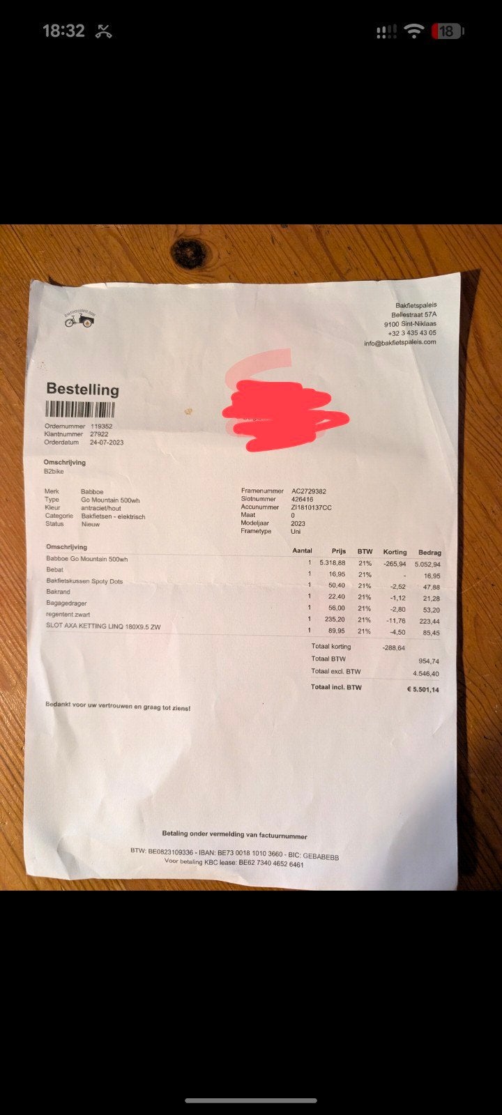 Babboe Go Mountain, Fietsen en Brommers, Gebruikt, 2 kinderen, Elektrisch, Schijfrem