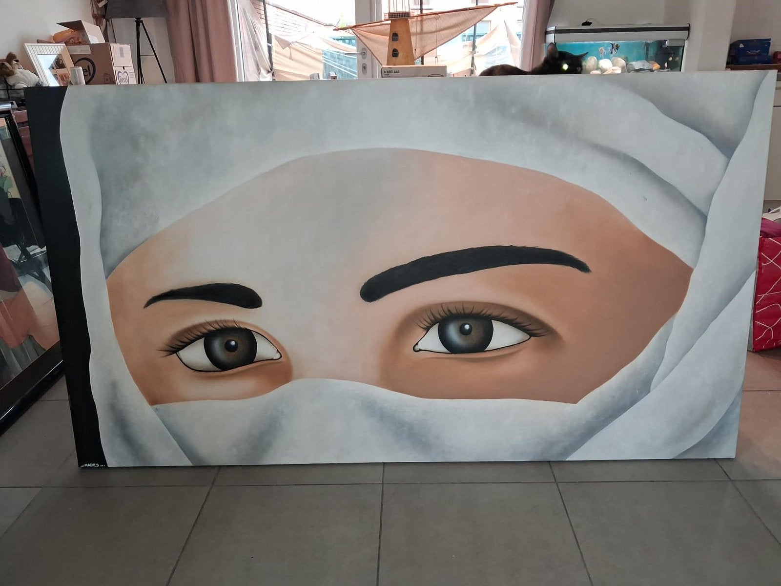 Schilderij, Ophalen