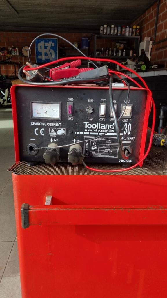 Acculader., Ophalen