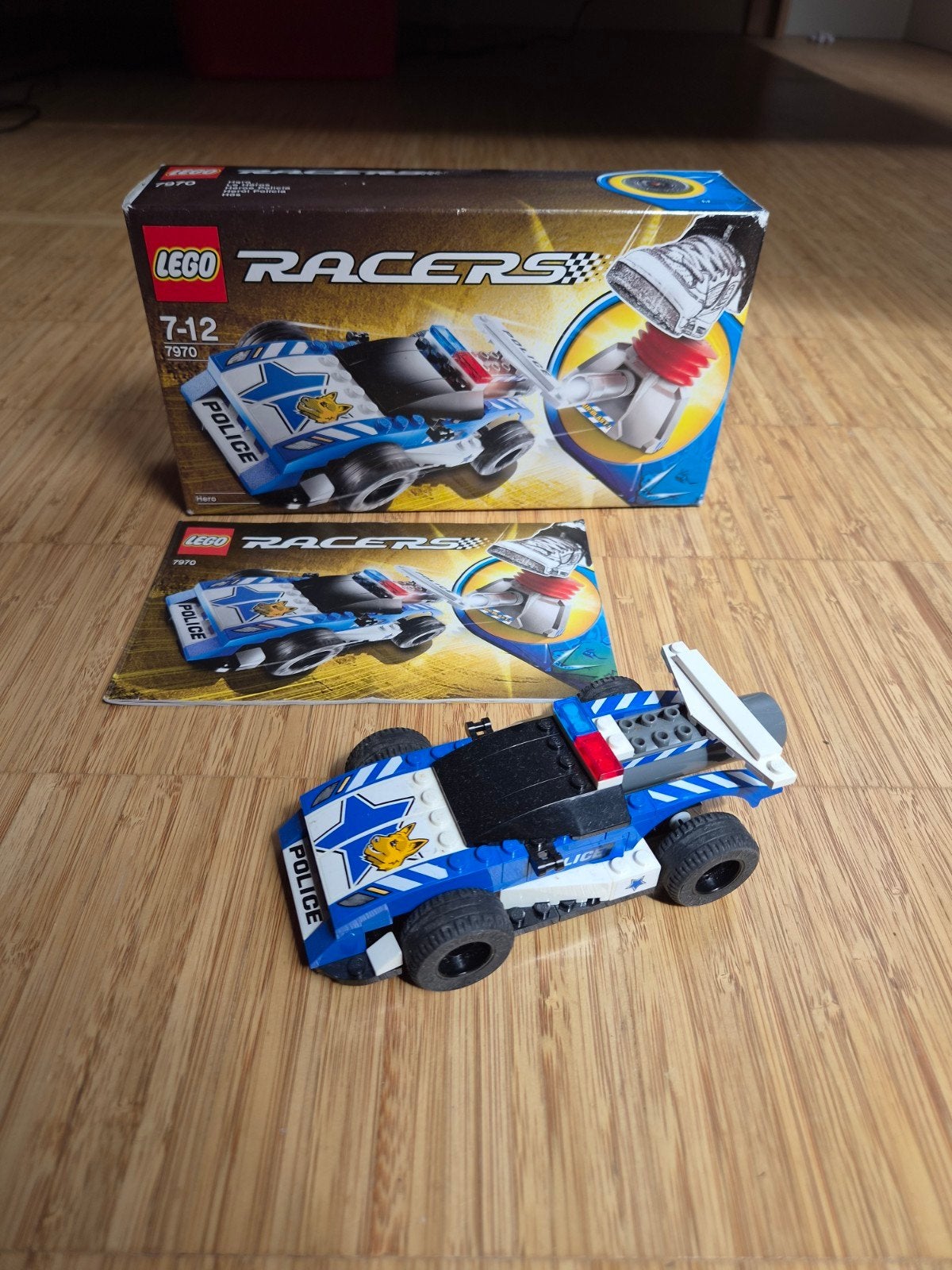 LEGO Racers 7970 (+Doos/Boekje), Ophalen, Lego, Inclusief instructies, Zo goed als nieuw