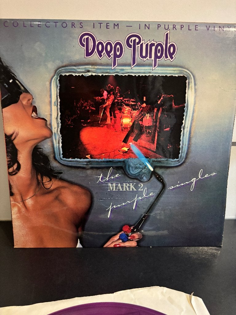 LP - Deep Purple - The Mark 2 Purple Singles, LP, Colored vinyl, Ophalen of Verzenden, Zo goed als nieuw
