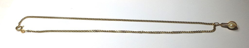 chaine en or 18k plus pendentif perle, Bijoux, Sacs & Beauté, Or, Enlèvement, Utilisé, Autres représentations
