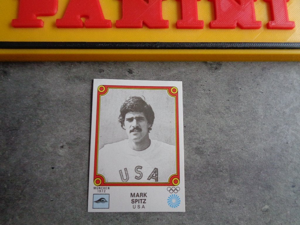 AUTOCOLLANT PANINI MONTRÉAL 76 1X ANNO 1976 MARK SPITZ, Envoi, Comme neuf, Autocollant