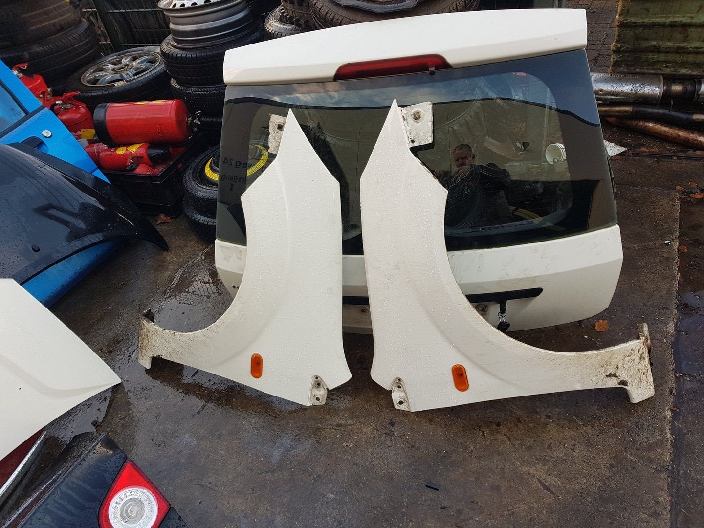 FORD FIESTA VOORSCHERMEN BJ 2002 TOT 2008, -, Garde-boue, Utilisé, -