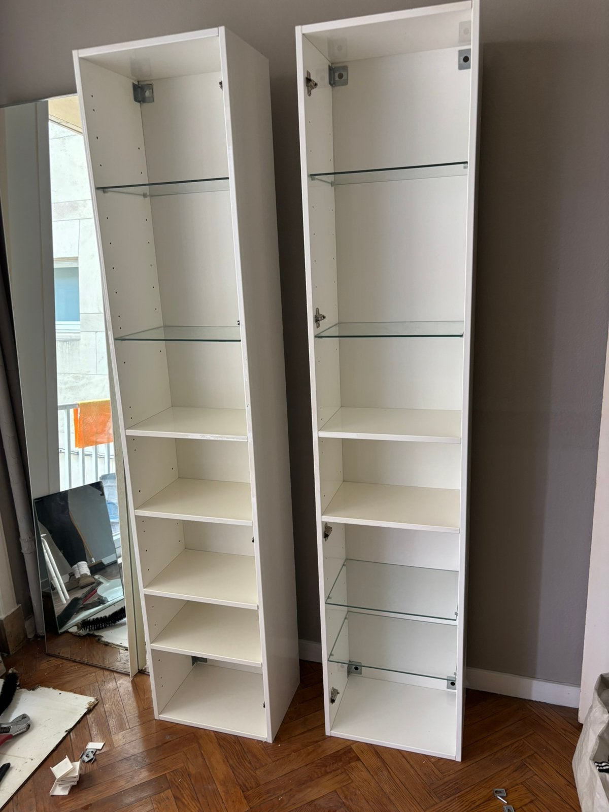 Spiegel badkamer kast 2x, Maison & Meubles, Armoires | Casiers, Enlèvement