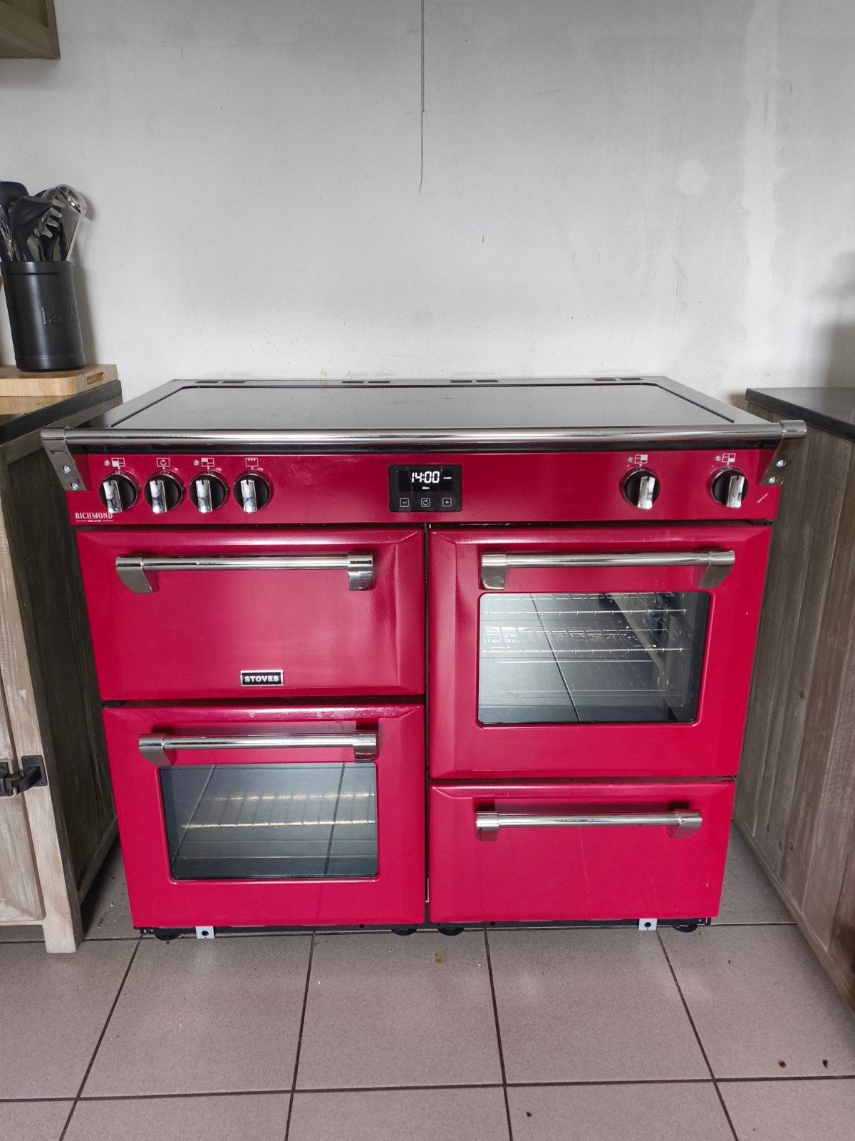 Stoves Richmond inductiefornuis un, Elektronische apparatuur, Fornuizen, Ophalen, 60 cm of meer, Zo goed als nieuw, Inductie