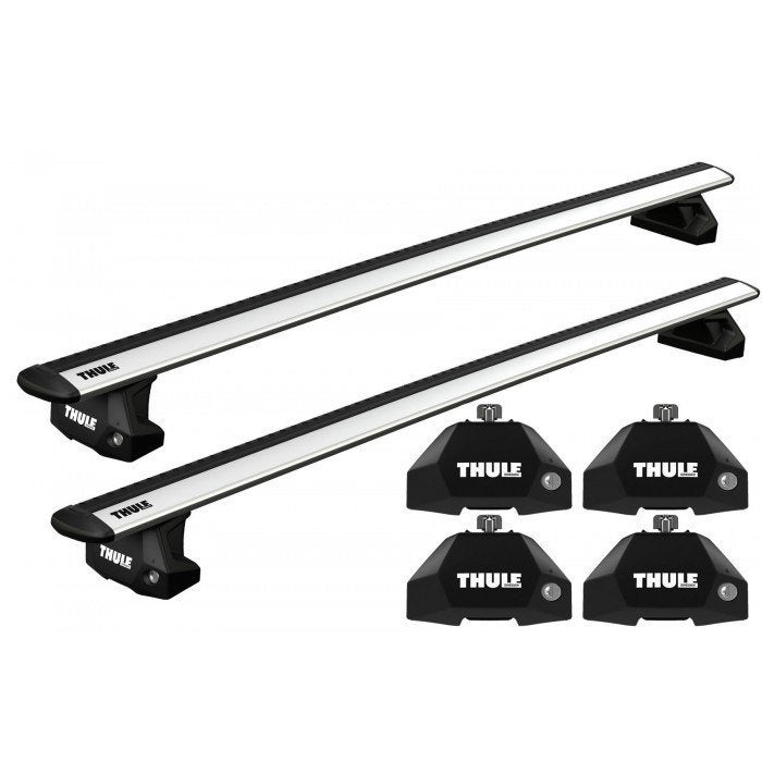 Thule WingBar Evo dakdragers + Evo Fixpoint 710700 poten, Auto diversen, Dakdragers, Ophalen, Zo goed als nieuw
