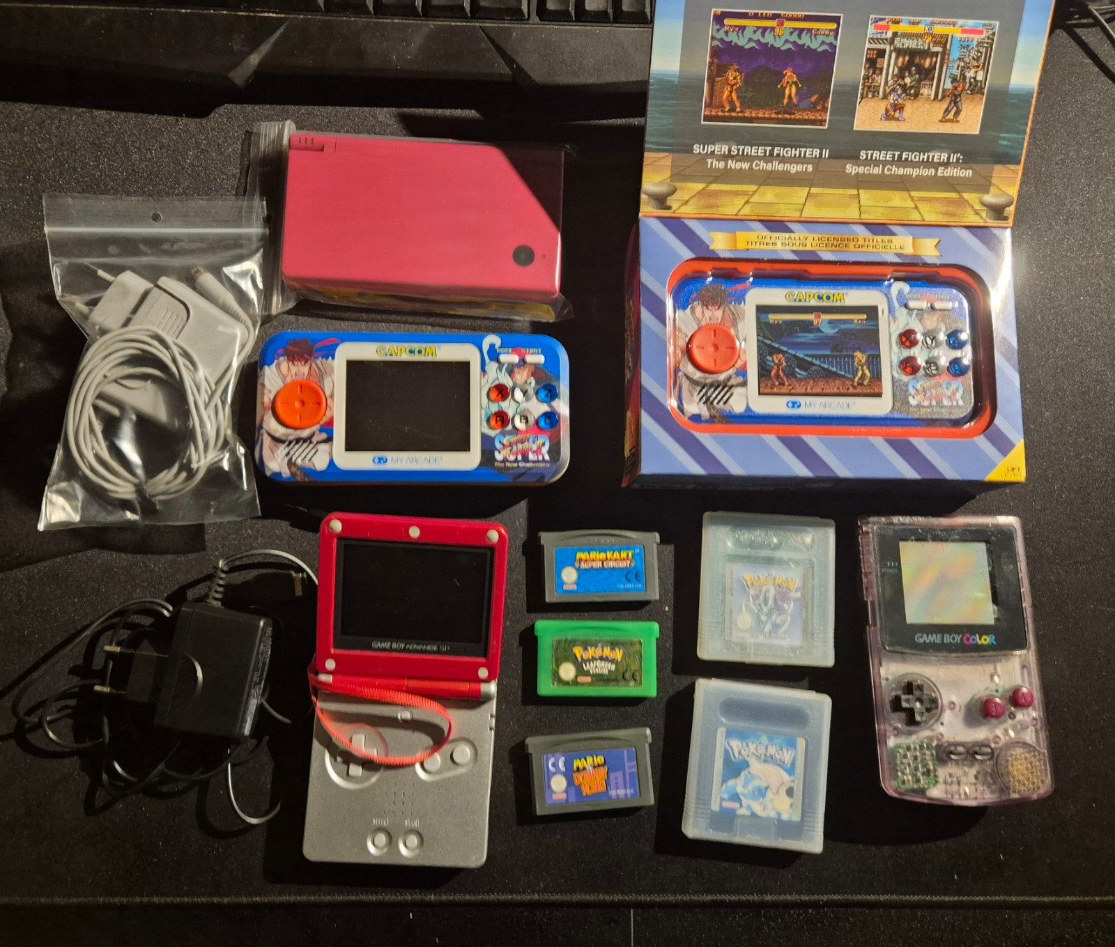 Retro Nintendo Bundle – Game Boy Color, Game Boy Advance, Ophalen of Verzenden, Gebruikt, Game Boy Advance, Met games