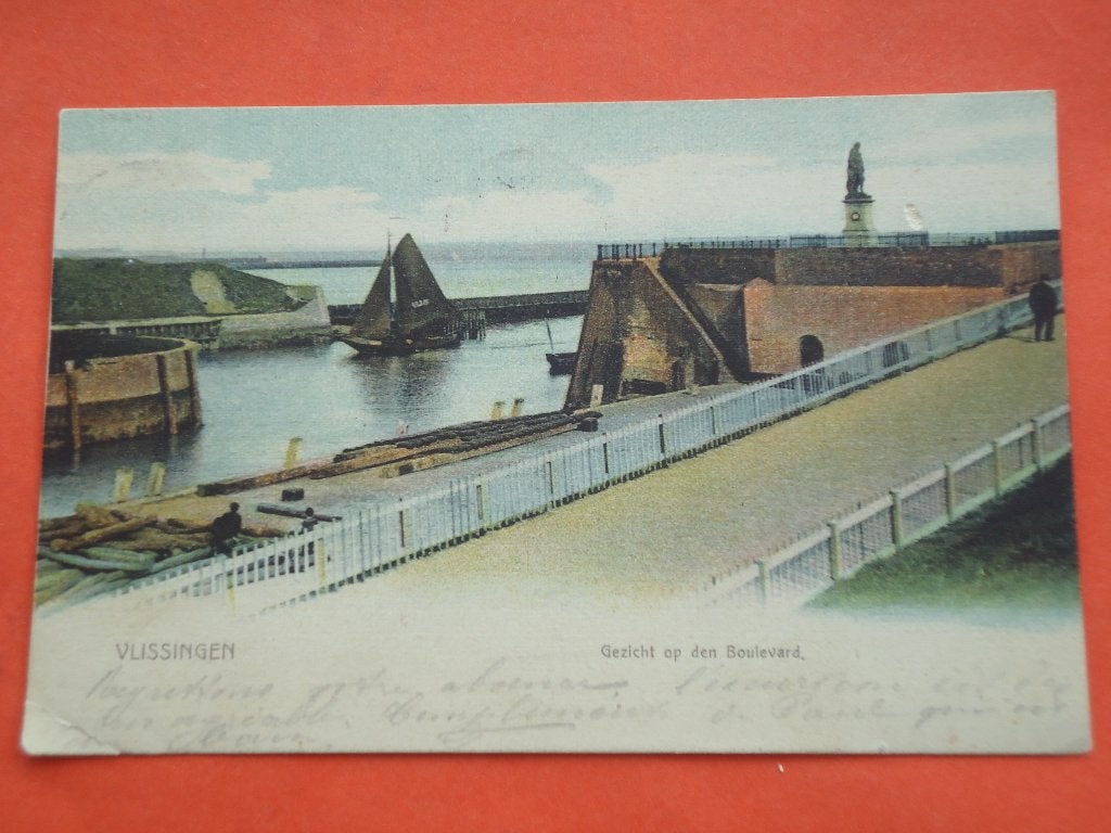 Zeeland > Vlissingen Gezicht op den Boulevard, Enlèvement ou Envoi, Avant 1920, Affranchie, Zélande