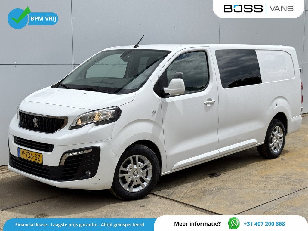 Peugeot Expert 2.0 HDI DC 123PK Dubbele Cabine L3 Trekhaak D, Zwart, 4 cilinders, Bedrijf, 5 deurs