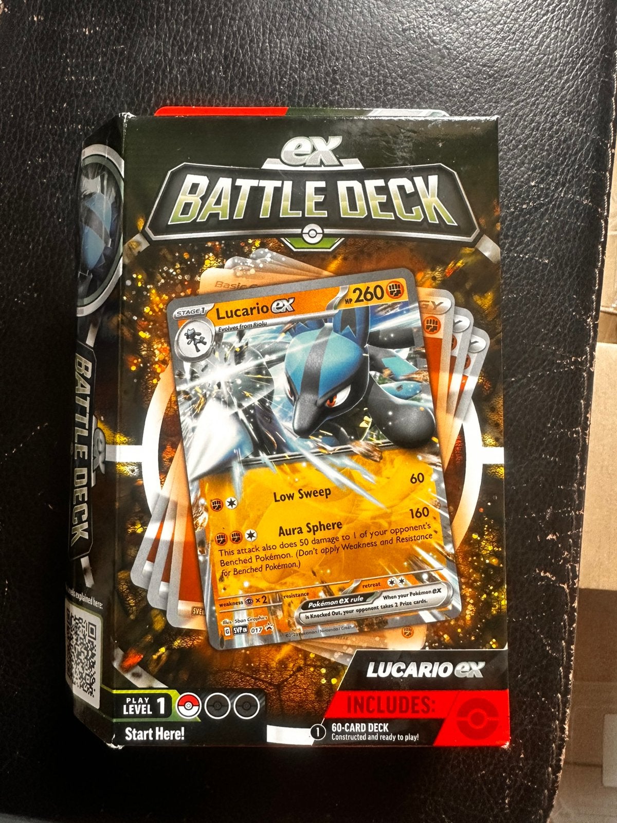 Pokemon ex battle deck lucario, Ophalen, Zo goed als nieuw