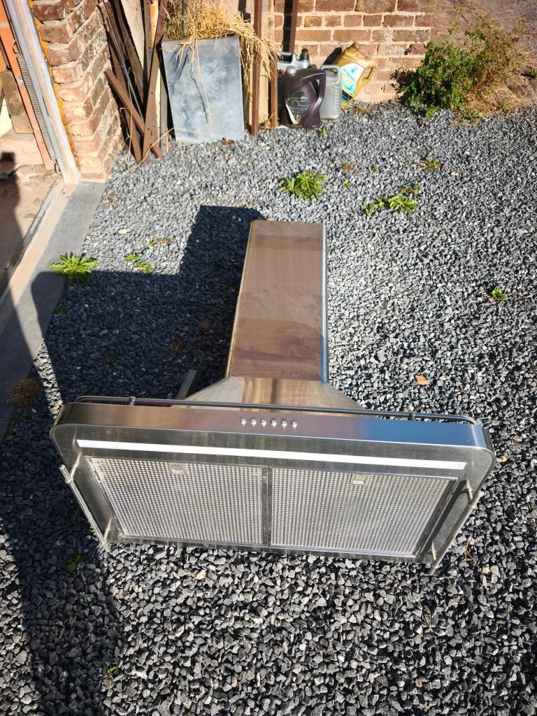 Hotte ikea 80cm inox aspirante ou recyclage FÖLJANDE, Electroménager, Moteur, Hotte murale, Enlèvement, Utilisé