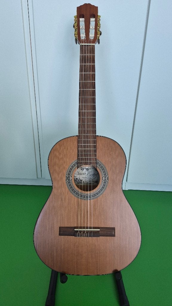 Salvador Cortez 3/4 Klassieke Gitaar, Enlèvement, Comme neuf, Guitare classique ou espagnole, Avec valise