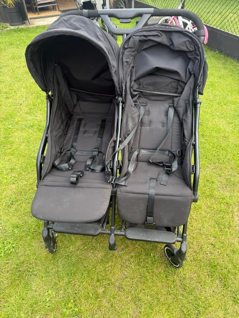 Dubbele buggy Baninni, Kinderen en Baby's, Tweelingen en Meerlingen, Ophalen, Zo goed als nieuw