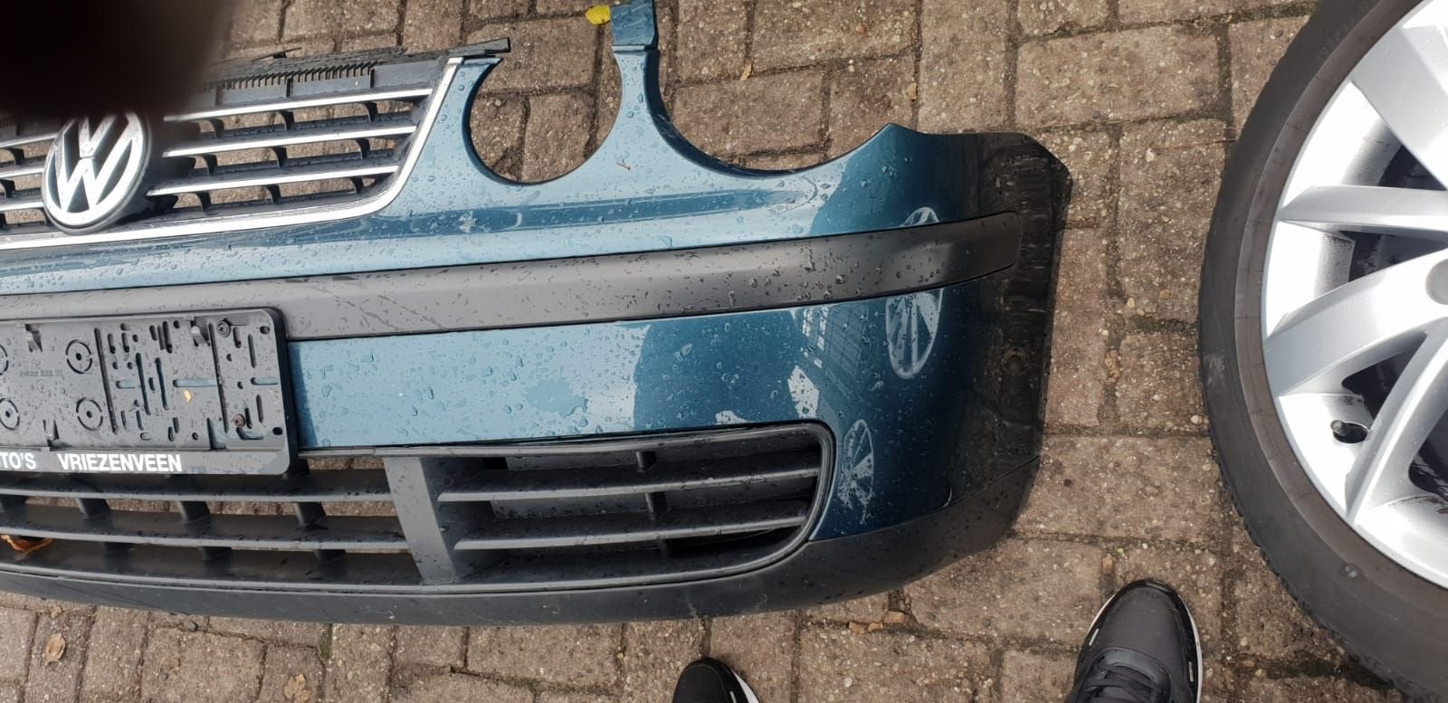 VW POLO VOORBUMPER BJ 2002 TOT 2005, Autos : Pièces & Accessoires, -, Utilisé, -, Avant