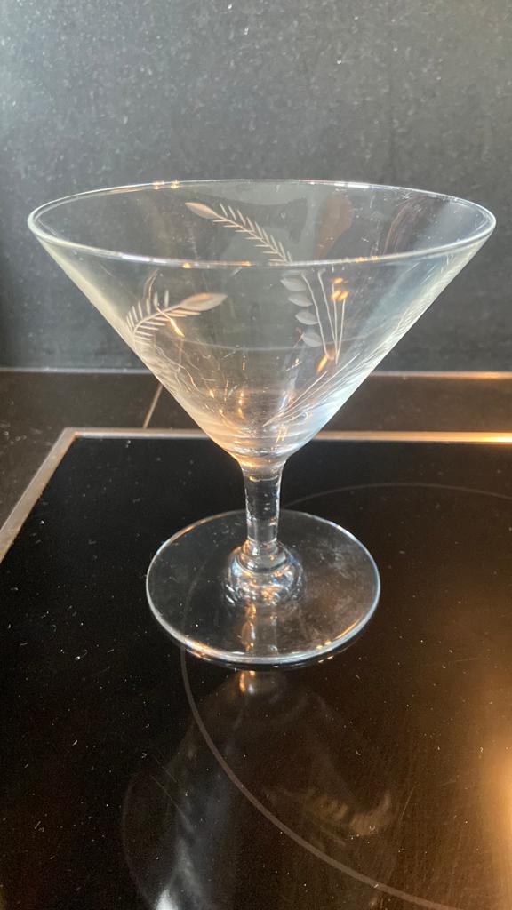 Retro champagne glazen, Ophalen, Zo goed als nieuw