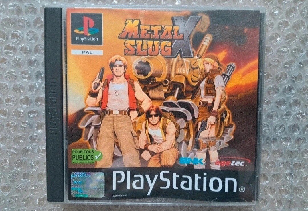 Metal Slug X (Sony Playstation 1 PAL), Enlèvement