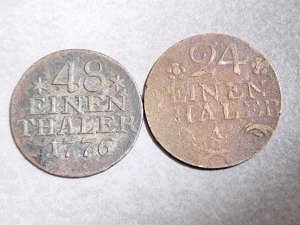 1/24 & 1/48 thaler, Postzegels en Munten, Munten | Europa | Niet-Euromunten, Ophalen of Verzenden