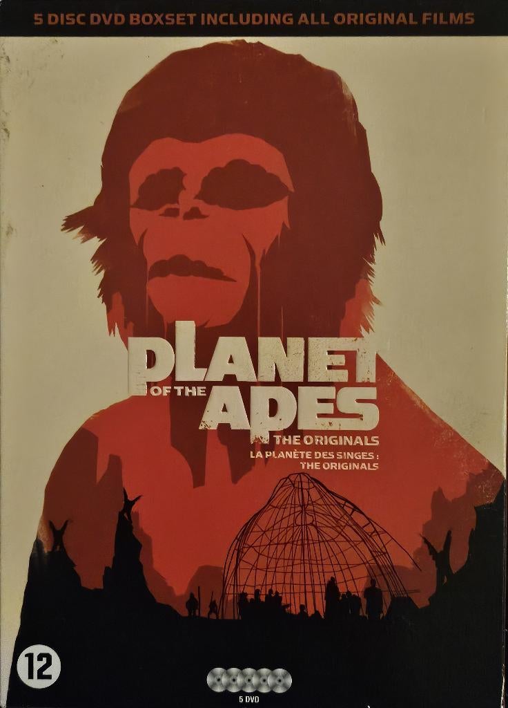 Planet of the Apes The Originals 5 Dvd Box, Ophalen of Verzenden, 1960 tot 1980, Zo goed als nieuw, Actie en Avontuur
