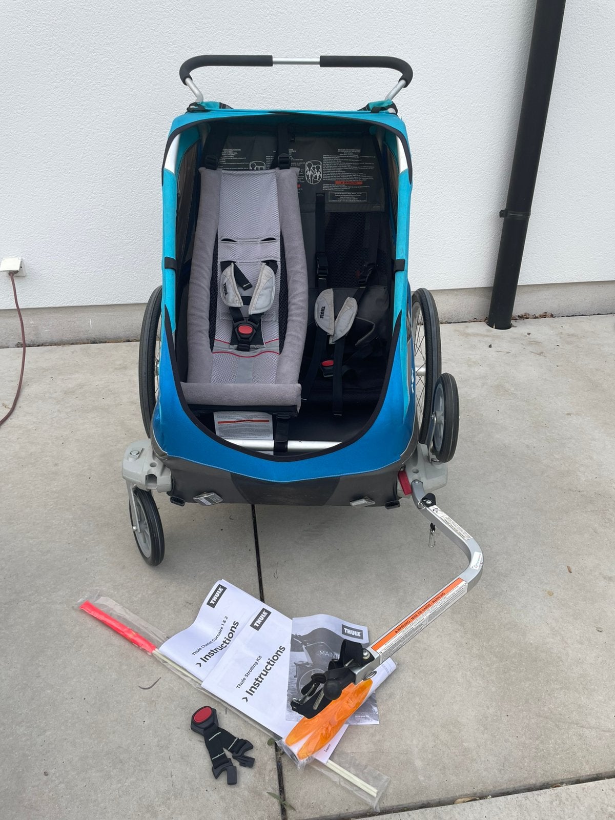 Thule Chariot Corsaire fietskar met toebehoren, Vélos & Vélomoteurs, Accessoires vélo | Remorques, Utilisé, Remorque pour enfant