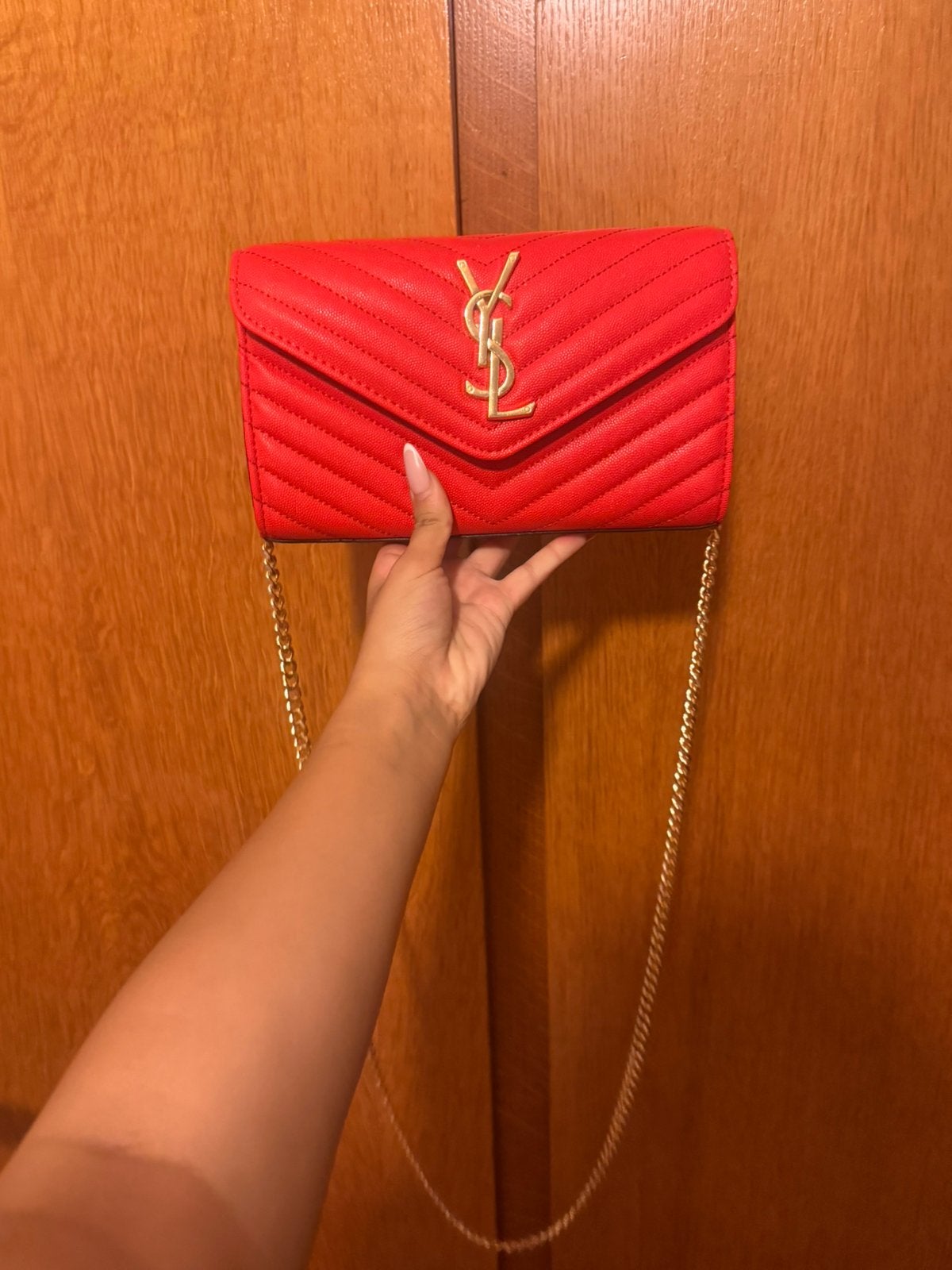 YVES SAINT LAURENT - RODE TAS, Verzenden, Nieuw