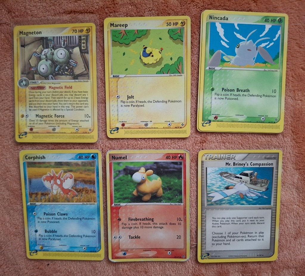 Ex Dragon Pokémon kaarten te ruil., Ophalen of Verzenden, Zo goed als nieuw, Meerdere kaarten, Foil