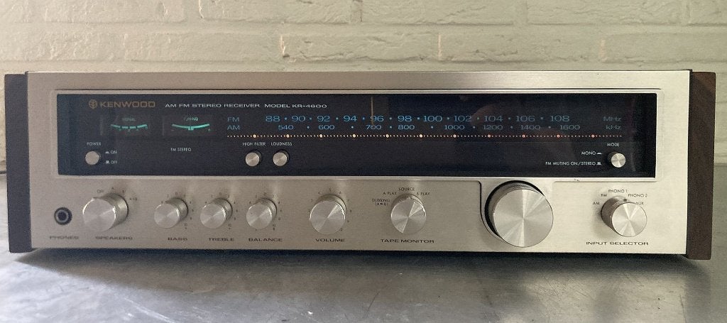 Kenwood KR-4600 receiver in topstaat, Audio, Tv en Foto, Overige merken, Ophalen of Verzenden, Zo goed als nieuw, Minder dan 60 watt
