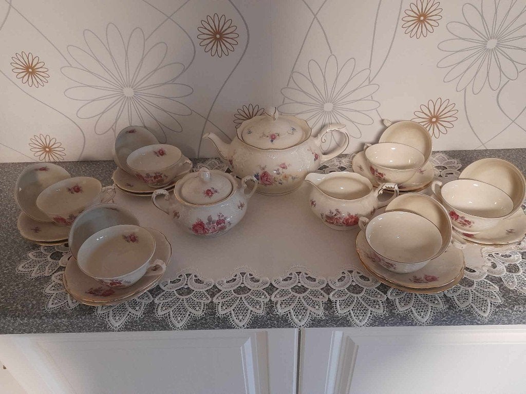 12 Delig antiek koffieservies van Mosa Maastricht, Antiek en Kunst, Ophalen