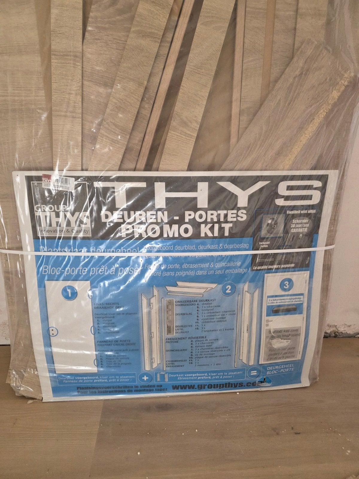 Porte Thys 83cm neuve, Bricolage & Construction, Neuf, 75 à 150 cm, Enlèvement, Bois
