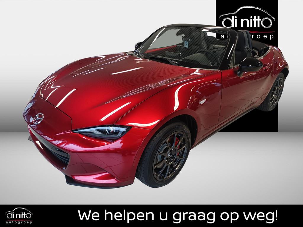 Mazda MX-5 1.5 Skyactiv-G 132hp Homura Roadster, Auto's, 1078 kg, 4 cilinders, Cabriolet, Handgeschakeld
