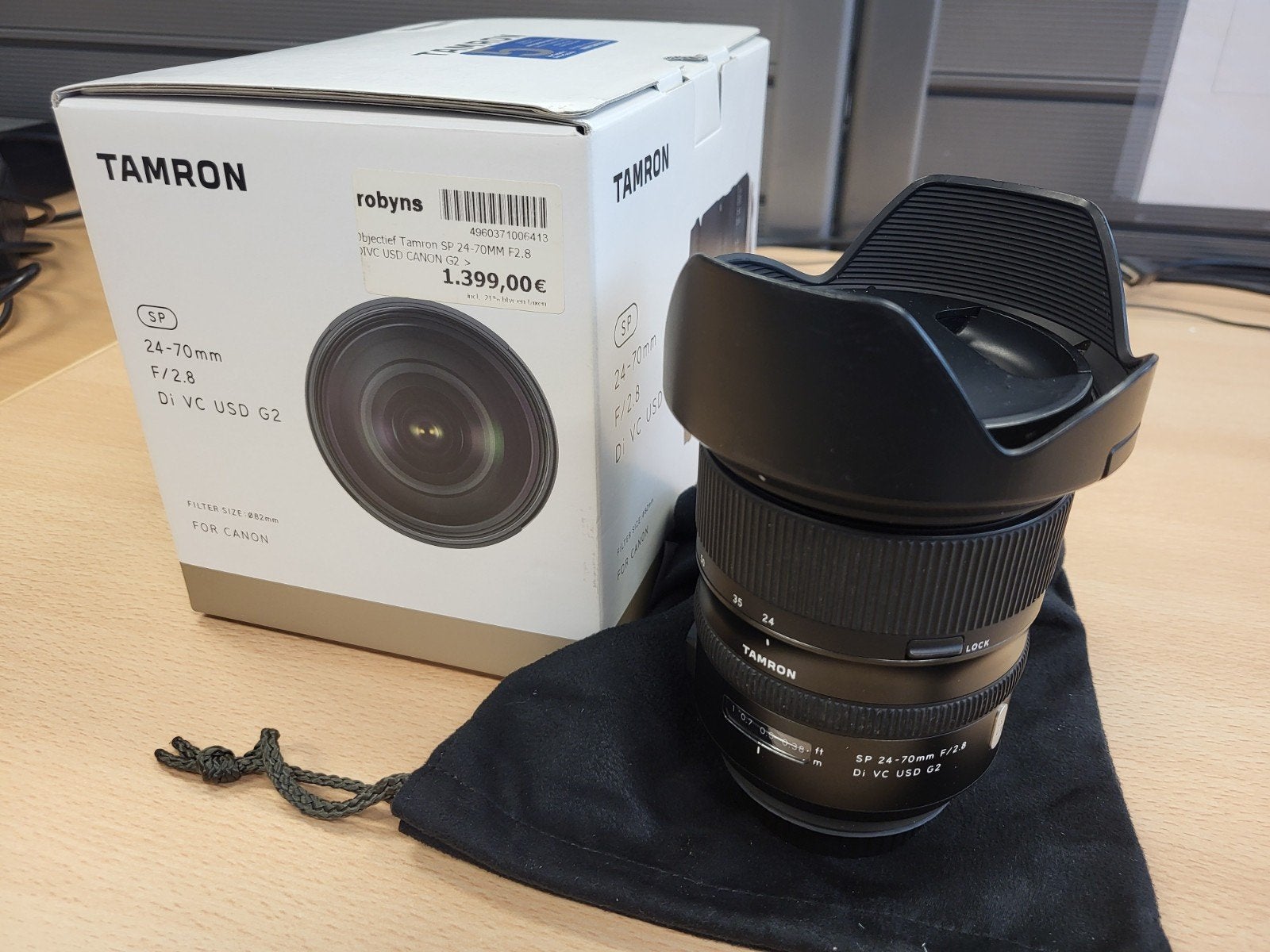 Tamron SP 24-70mm F/2.8 G2 Canon, Audio, Tv en Foto, Ophalen, Canon, Standaardlens