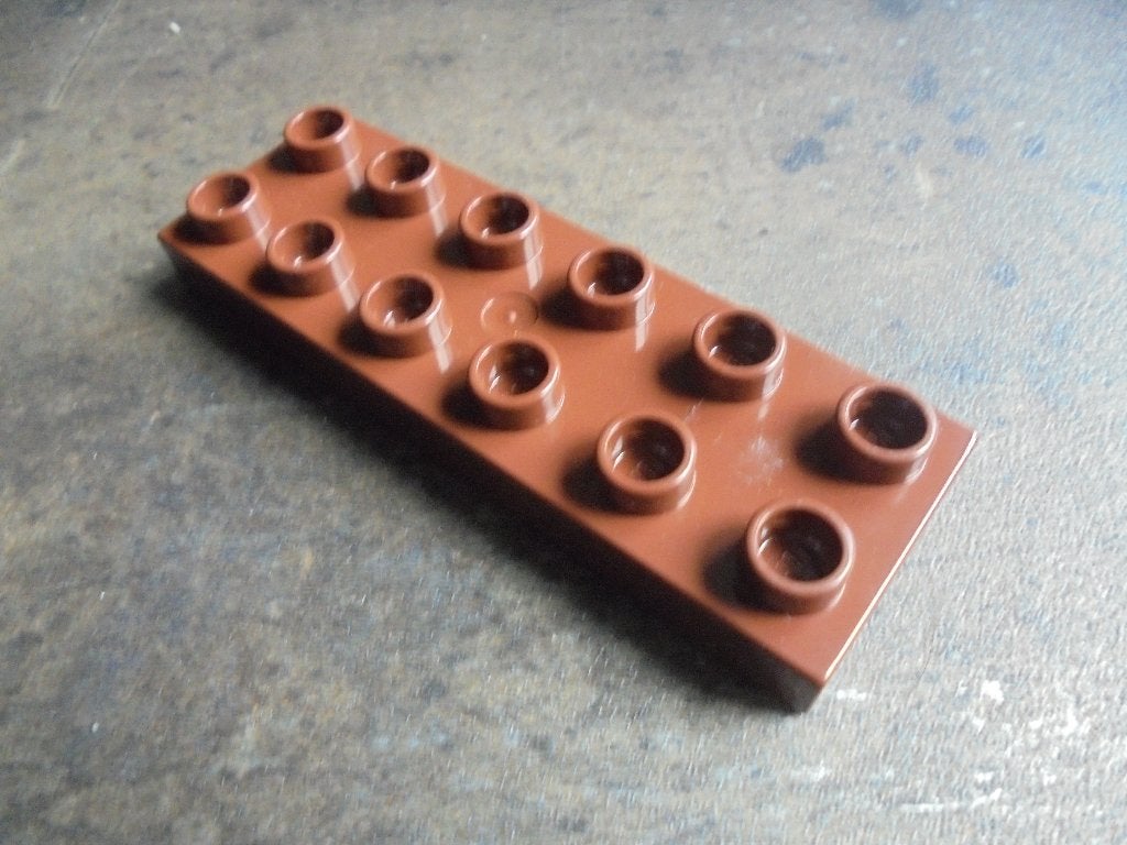 Lego Duplo Plate 2x6 (zie foto's) 3, Ophalen of Verzenden, Gebruikt, Losse stenen, Duplo