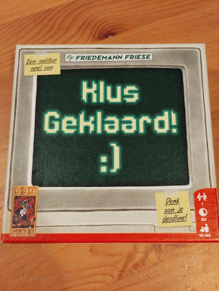 Klus Geklaard kaartspel, Ophalen