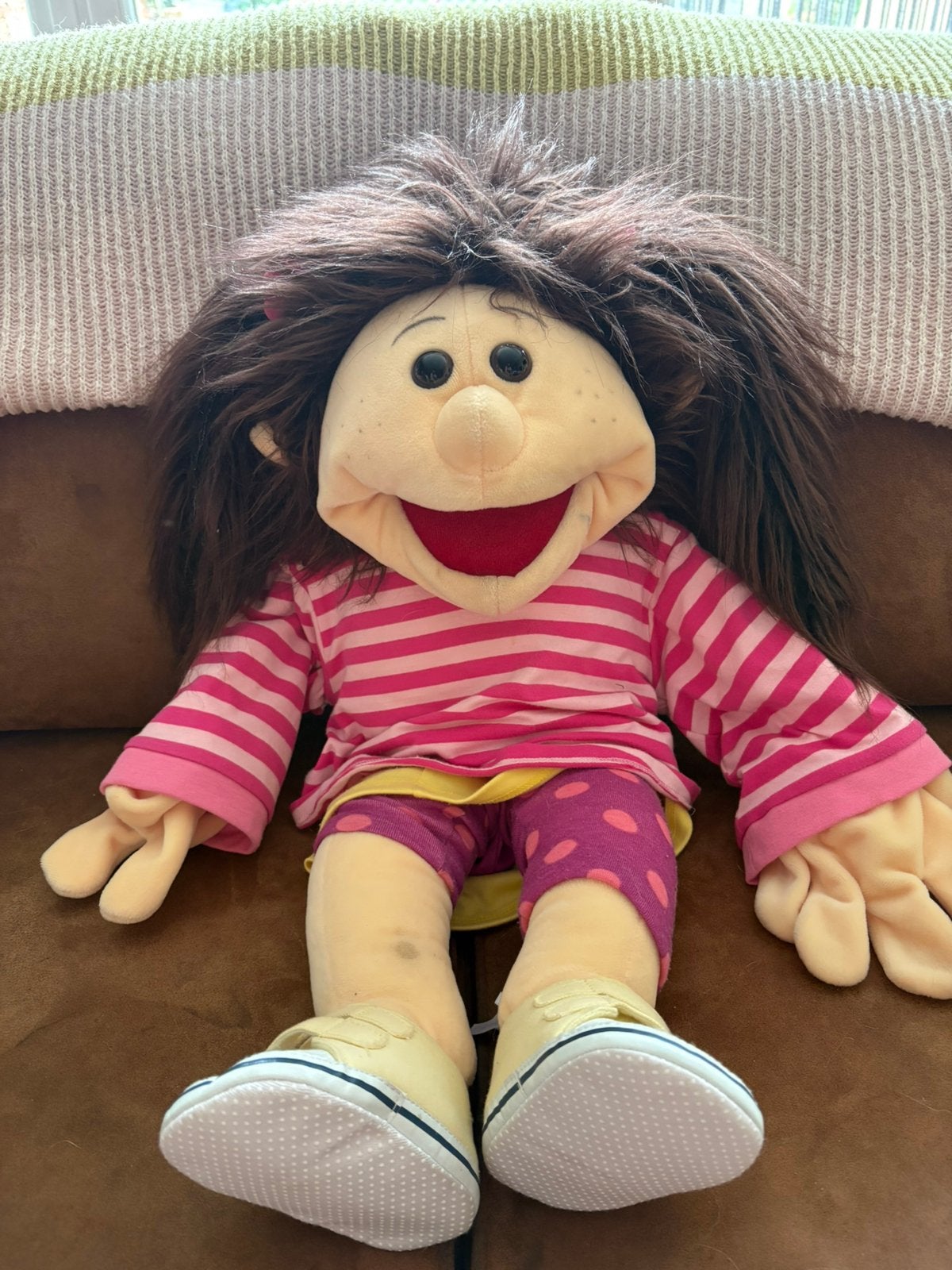 Handpop, Kinderen en Baby's, Speelgoed | Poppen, Ophalen, Gebruikt, Overige typen